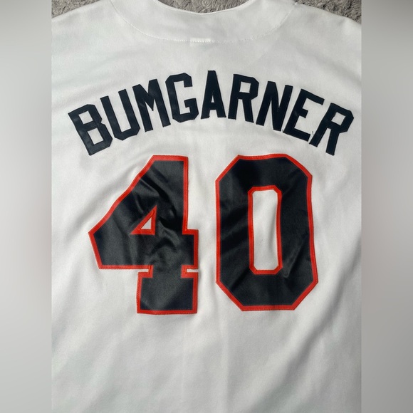 ⚾️San Francisco Giants Madison Bumgarner World Series 2014 Jersey MLB Size 2XL - Picture 4 of 16